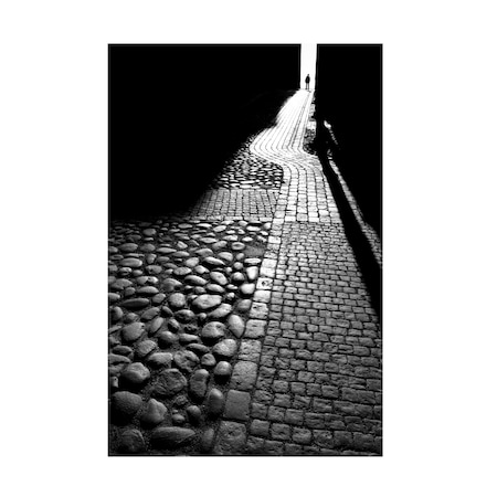 Bror Johansson 'Narrow Street' Canvas Art,16x24